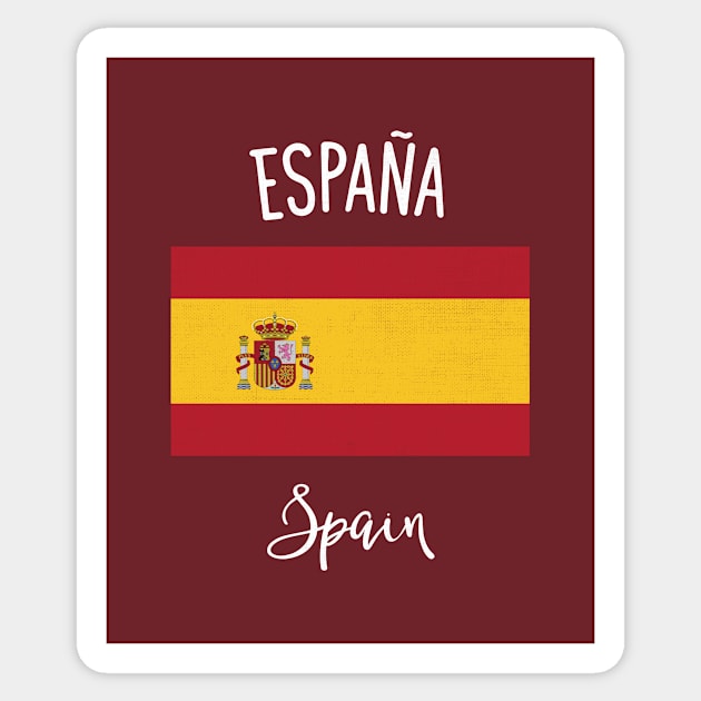 Spain Flag Sticker by phenomad